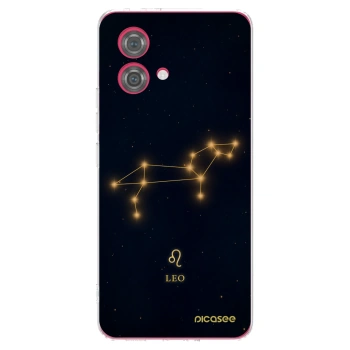 Picasee silikonowe przeźroczyste etui na Motorola Moto G84 5G - LEO