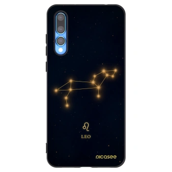 Picasee silikonowe czarne etui na Huawei P20 Pro - LEO