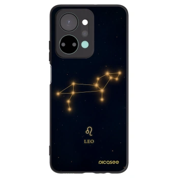 Picasee silikonowe czarne etui na Honor X7a - LEO