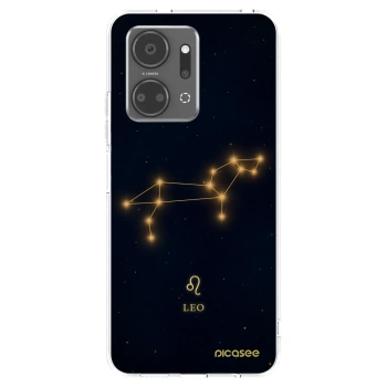 Picasee silikonowe przeźroczyste etui na Honor X7a - LEO