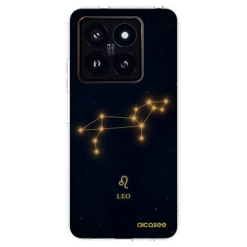 Picasee silikonowe przeźroczyste etui na Xiaomi 14 Pro - LEO