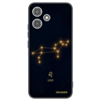 Picasee silikonowe czarne etui na Xiaomi Redmi 12 5G - LEO