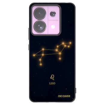Picasee silikonowe czarne etui na Xiaomi Redmi Note 13 Pro 5G - LEO