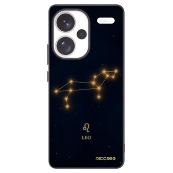 Picasee silikonowe czarne etui na Xiaomi Redmi Note 13 Pro+ 5G - LEO