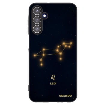 Picasee silikonowe czarne etui na Samsung Galaxy A15 A156B 5G - LEO