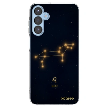 Picasee silikonowe przeźroczyste etui na Samsung Galaxy A15 A156B 5G - LEO