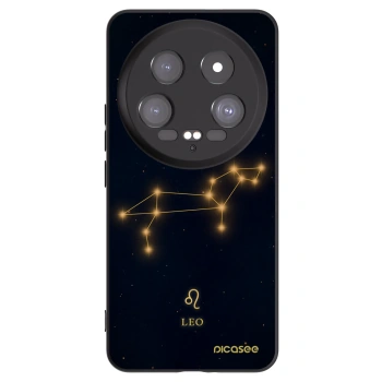 Picasee silikonowe czarne etui na Xiaomi 14 Ultra - LEO