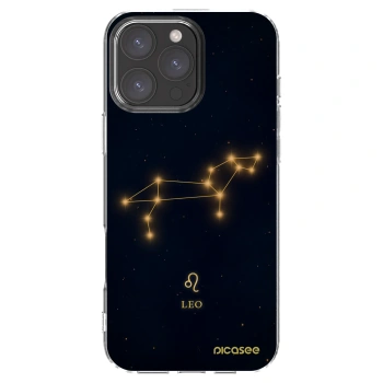 Picasee silikonowe przeźroczyste etui na Apple iPhone 16 Pro Max - LEO