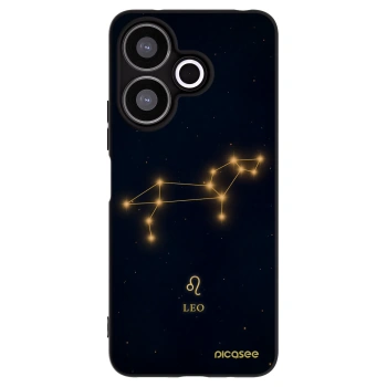 Picasee silikonowe czarne etui na Xiaomi Redmi 13 4G - LEO