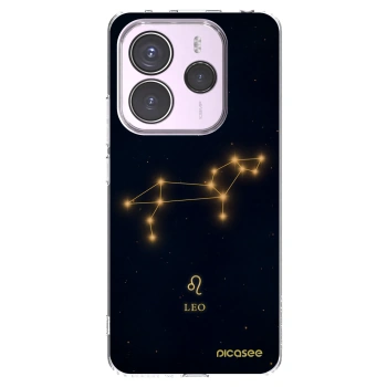 Picasee silikonowe przeźroczyste etui na Xiaomi Redmi Note 14 5G - LEO