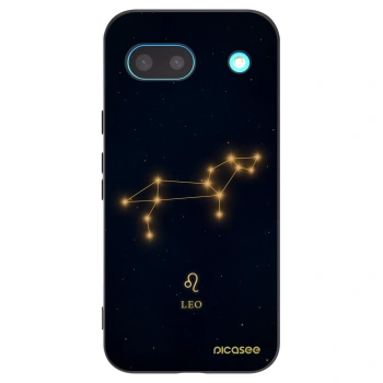 Picasee silikonowe czarne etui na Google Pixel 8a - LEO