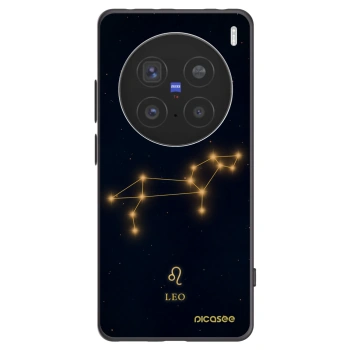 Picasee silikonowe czarne etui na Vivo X200 Pro - LEO