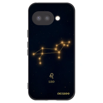 Picasee silikonowe czarne etui na Google Pixel 9a - LEO
