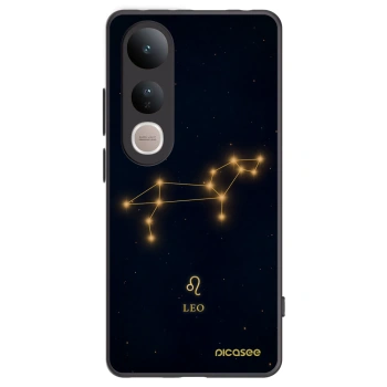 Picasee silikonowe czarne etui na Vivo V50 Lite 5G - LEO