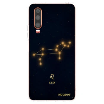 Picasee silikonowe przeźroczyste etui na Huawei P30 - LEO