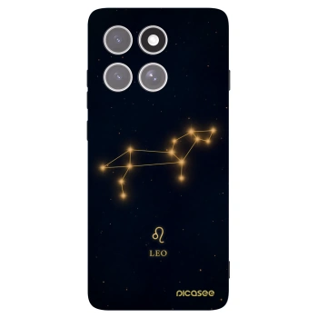 Picasee silikonowe czarne etui na Motorola Edge 60 Pro - LEO