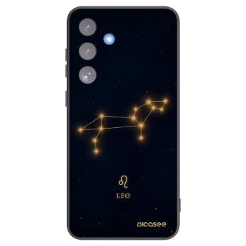 Picasee silikonowe czarne etui na Samsung Galaxy S25 FE 5G - LEO