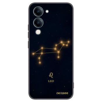 Picasee silikonowe czarne etui na Vivo Y29s 5G - LEO