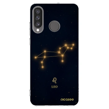 Picasee silikonowe przeźroczyste etui na Huawei P30 Lite - LEO