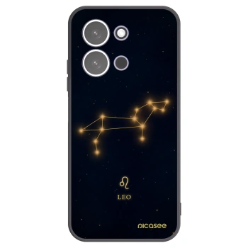 Picasee silikonowe czarne etui na Xiaomi Redmi 15C 5G - LEO