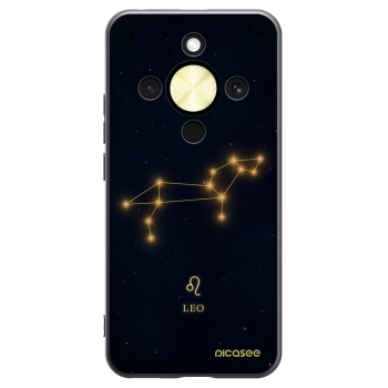 Picasee silikonowe czarne etui na Honor Magic8 Lite 5G - LEO