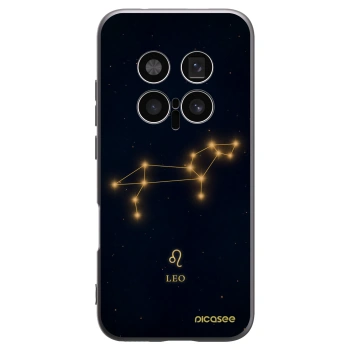 Picasee silikonowe czarne etui na Honor Magic8 Pro 5G - LEO