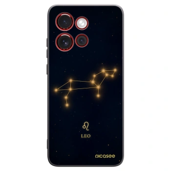 Picasee silikonowe czarne etui na Motorola Edge 60 Neo 5G - LEO