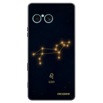 Picasee silikonowe czarne etui na Sony Xperia 10 VII - LEO