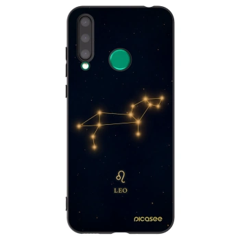 Picasee silikonowe czarne etui na Honor 20 Lite - LEO