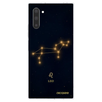 Picasee silikonowe przeźroczyste etui na Samsung Galaxy Note 10 N970F - LEO