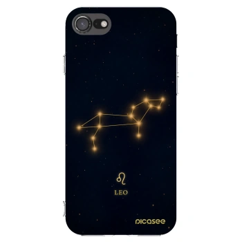 Picasee silikonowe przeźroczyste etui na Apple iPhone 8 - LEO