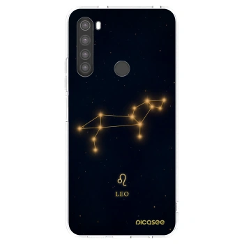 Picasee silikonowe przeźroczyste etui na Xiaomi Redmi Note 8 - LEO