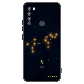 Picasee silikonowe czarne etui na Xiaomi Redmi Note 8 - LEO