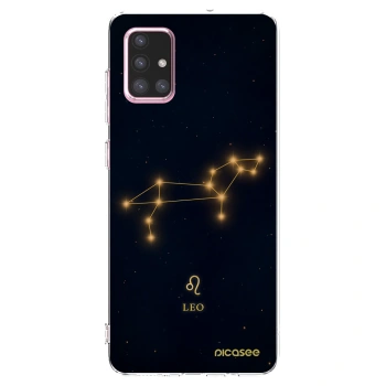 Picasee silikonowe przeźroczyste etui na Samsung Galaxy A71 A715F - LEO