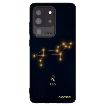 Picasee silikonowe czarne etui na Samsung Galaxy S20 Ultra 5G G988F - LEO