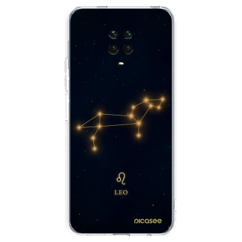 Picasee silikonowe przeźroczyste etui na Xiaomi Redmi Note 9S - LEO