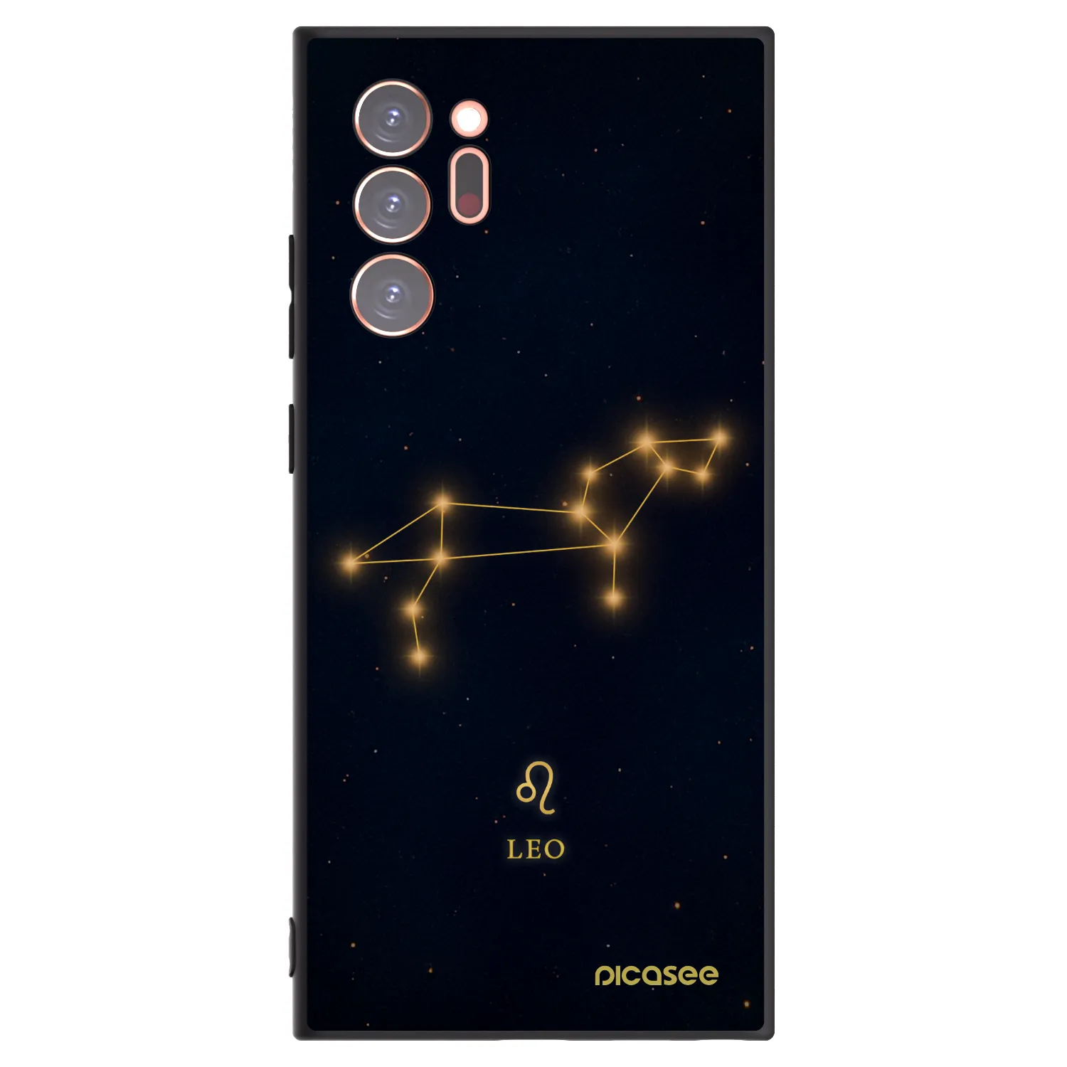 Picasee silikonowe czarne etui na Samsung Galaxy Note 20 Ultra - LEO