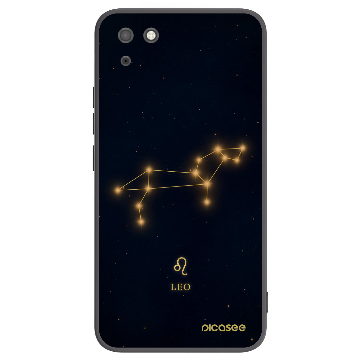 Picasee silikonowe czarne etui na Huawei Y5P - LEO