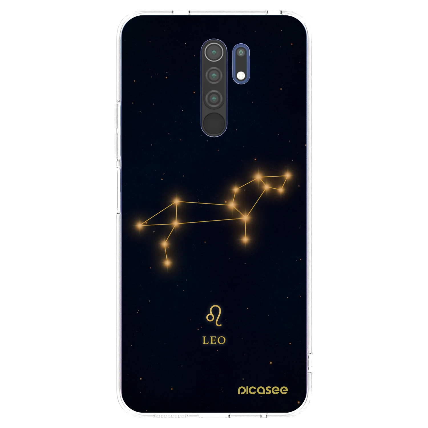 Picasee silikonowe przeźroczyste etui na Xiaomi Redmi 9 - LEO