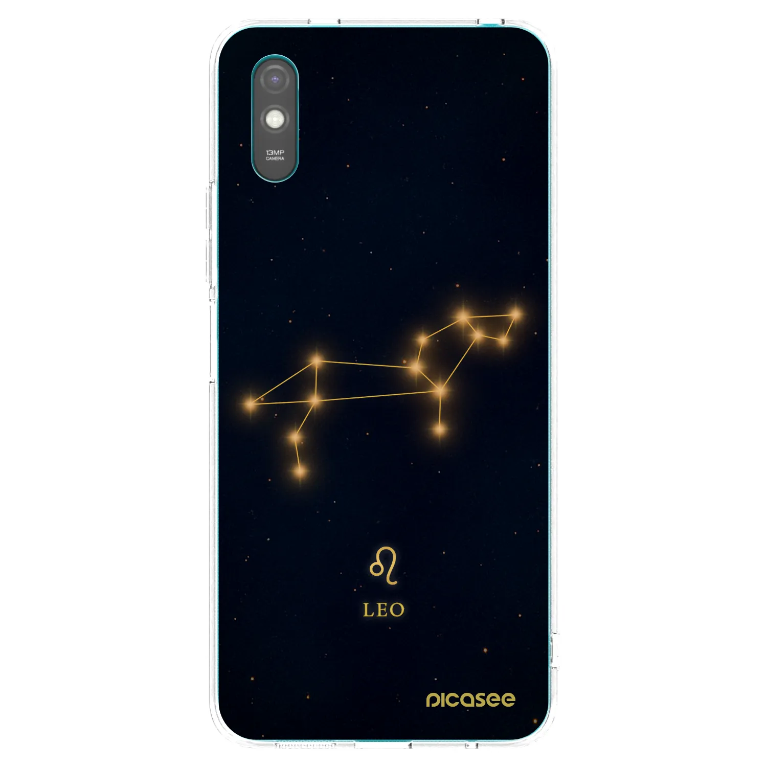 Picasee silikonowe przeźroczyste etui na Xiaomi Redmi 9A - LEO