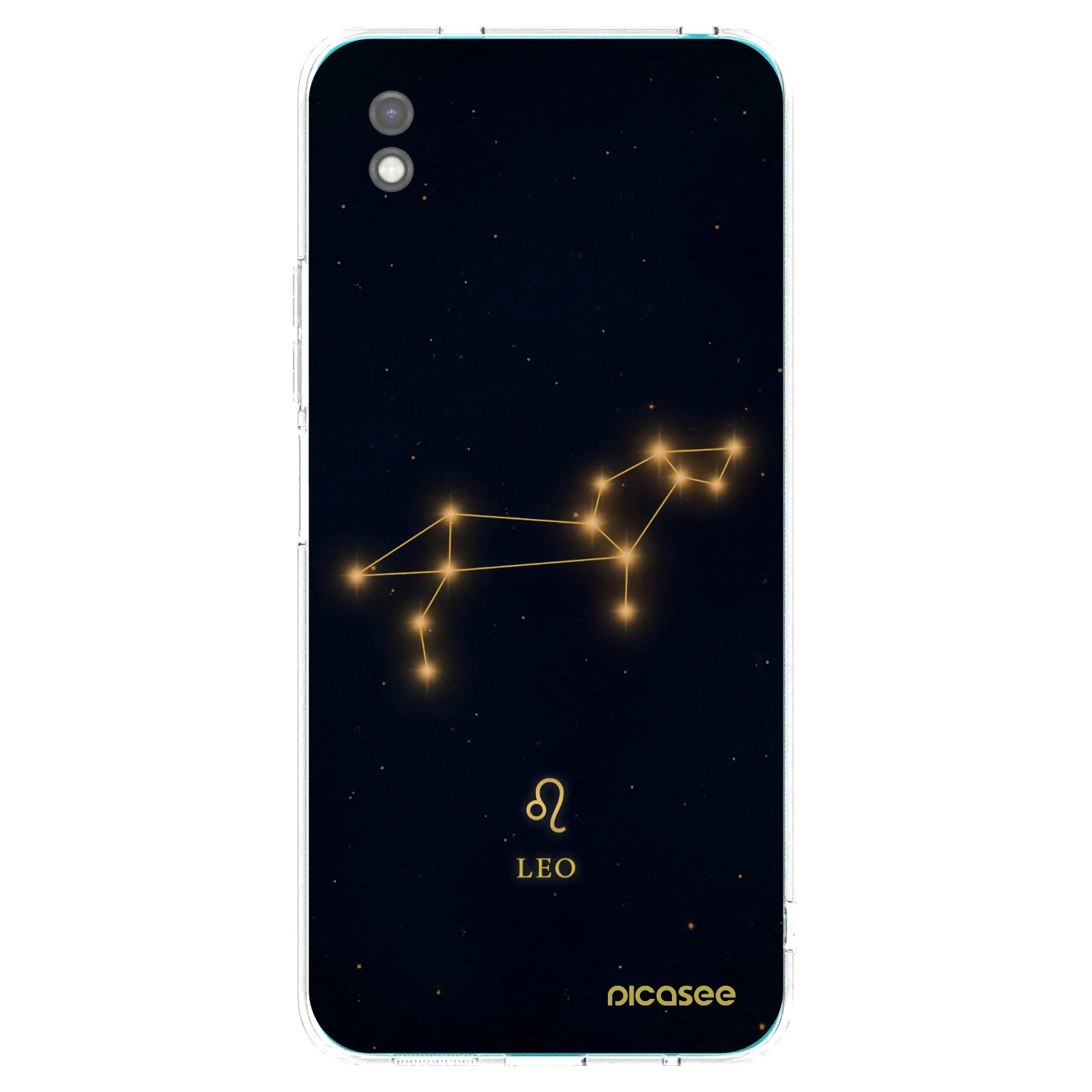 Picasee silikonowe czarne etui na Xiaomi Redmi 9A - LEO