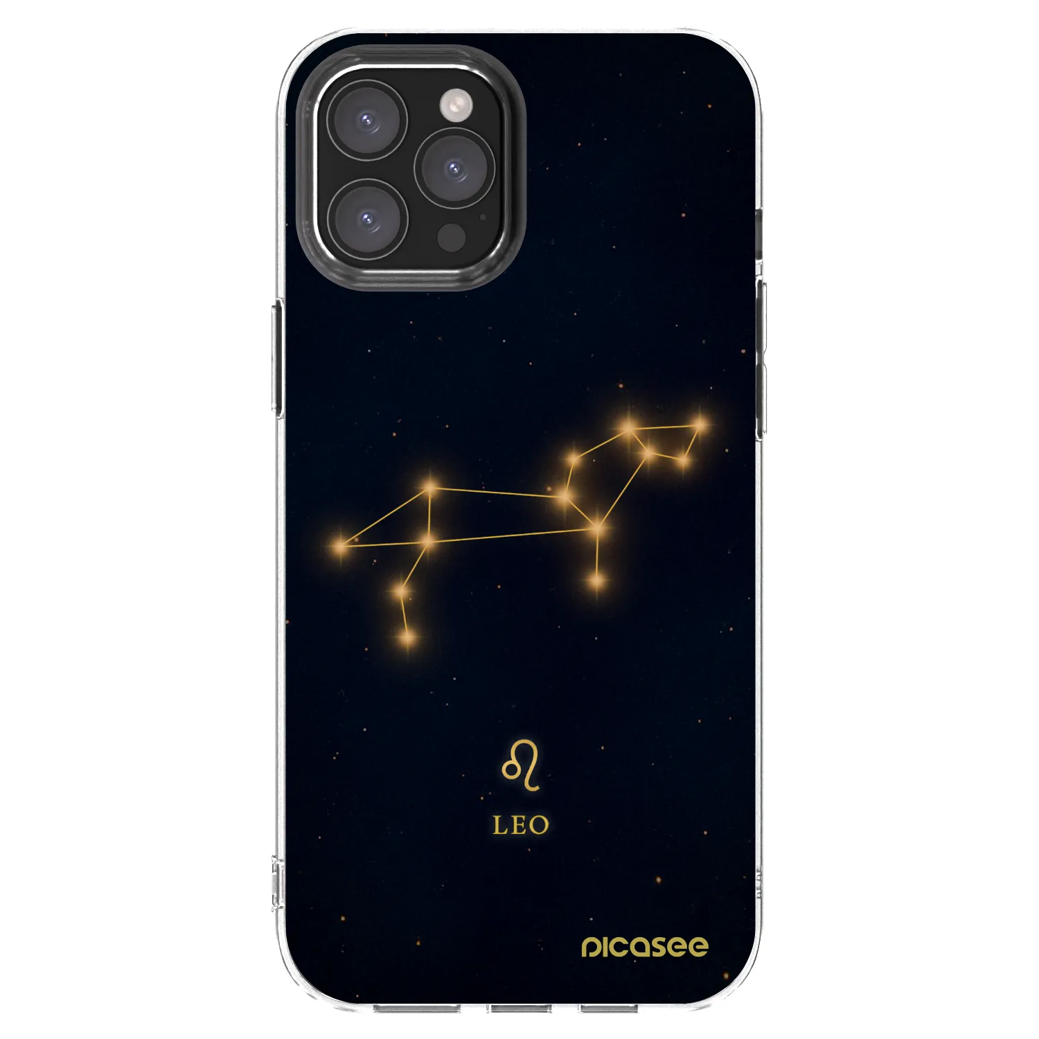 Picasee silikonowe przeźroczyste etui na Apple iPhone 12 Pro Max - LEO