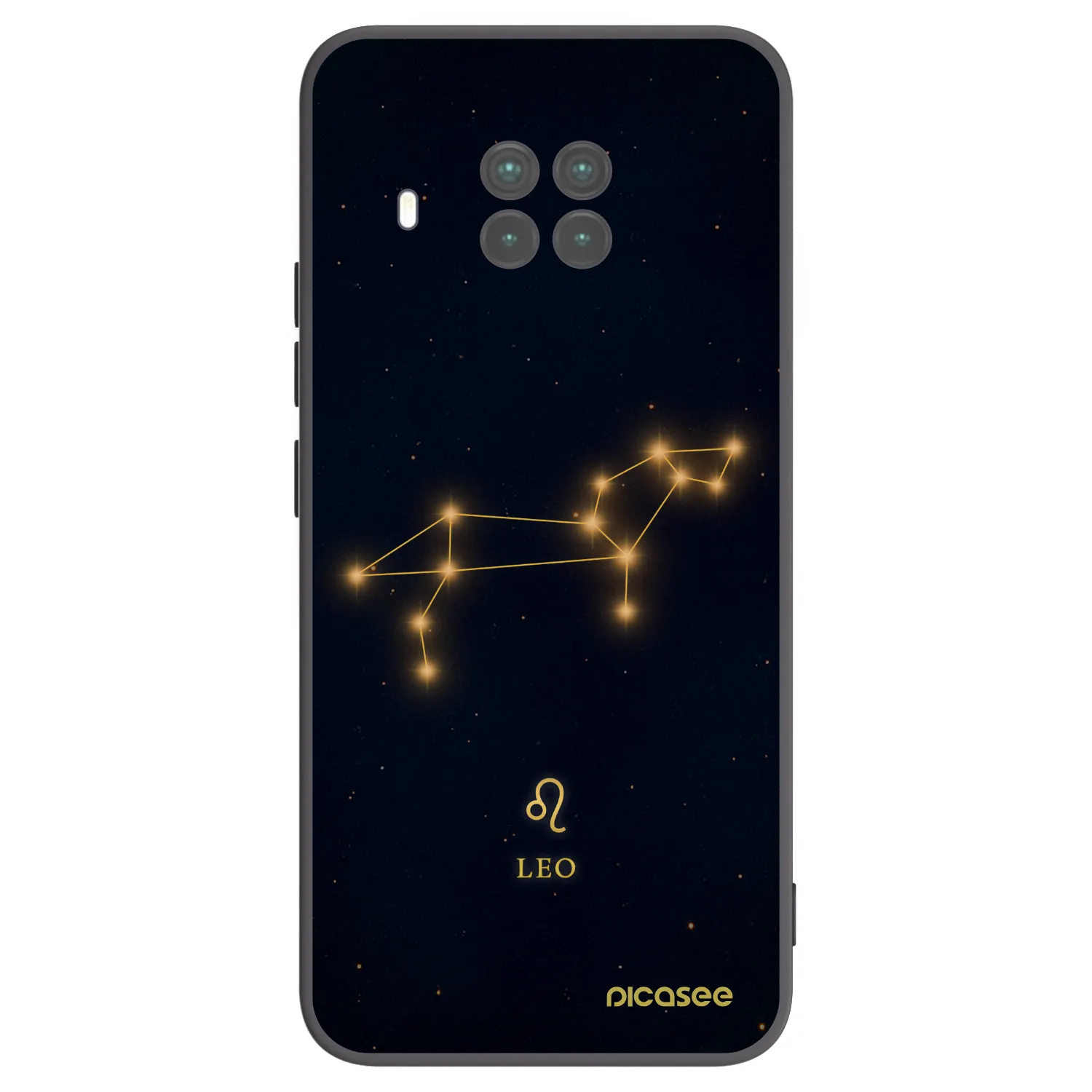 Picasee silikonowe czarne etui na Xiaomi Mi 10T Lite - LEO