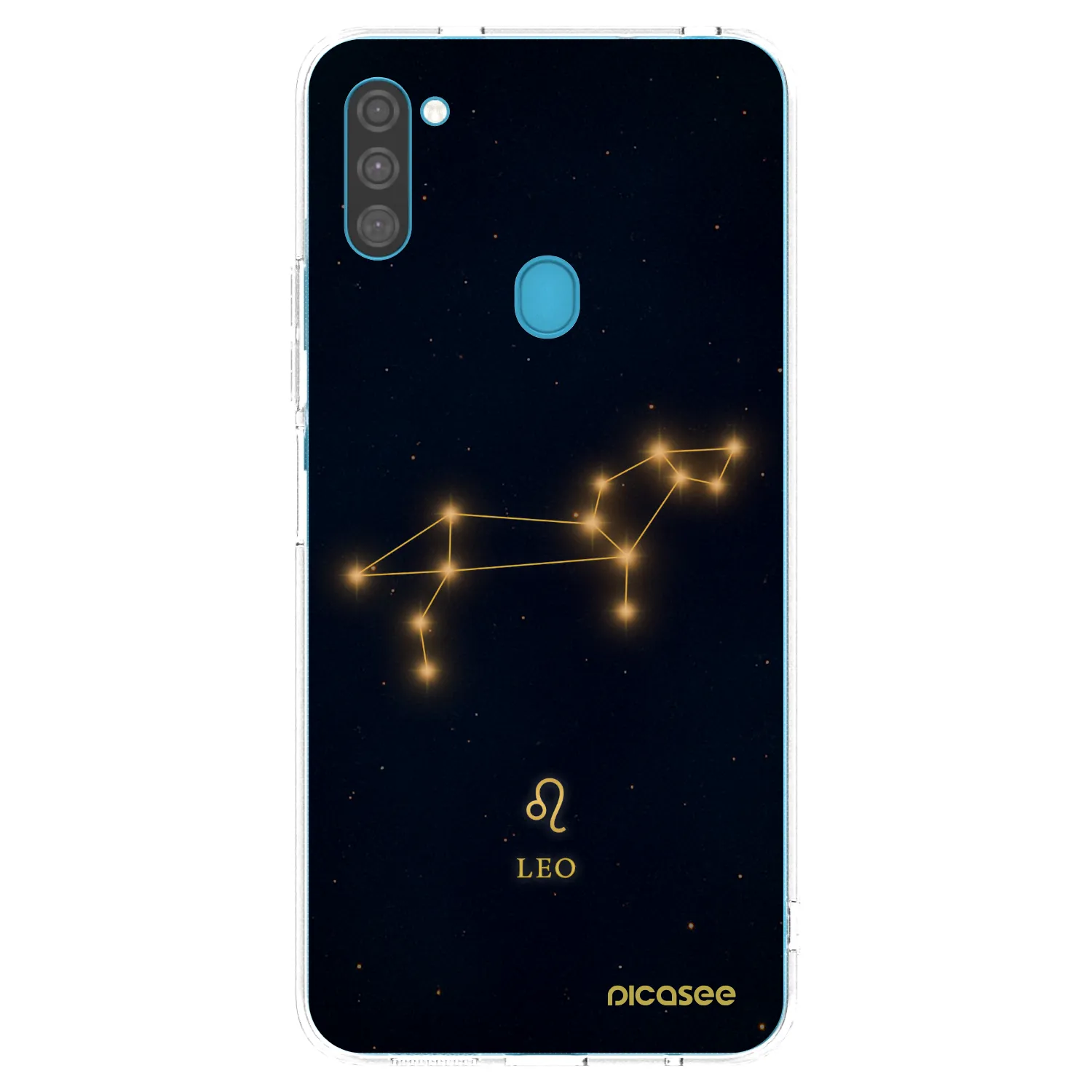 Picasee silikonowe przeźroczyste etui na Samsung Galaxy M11 - LEO