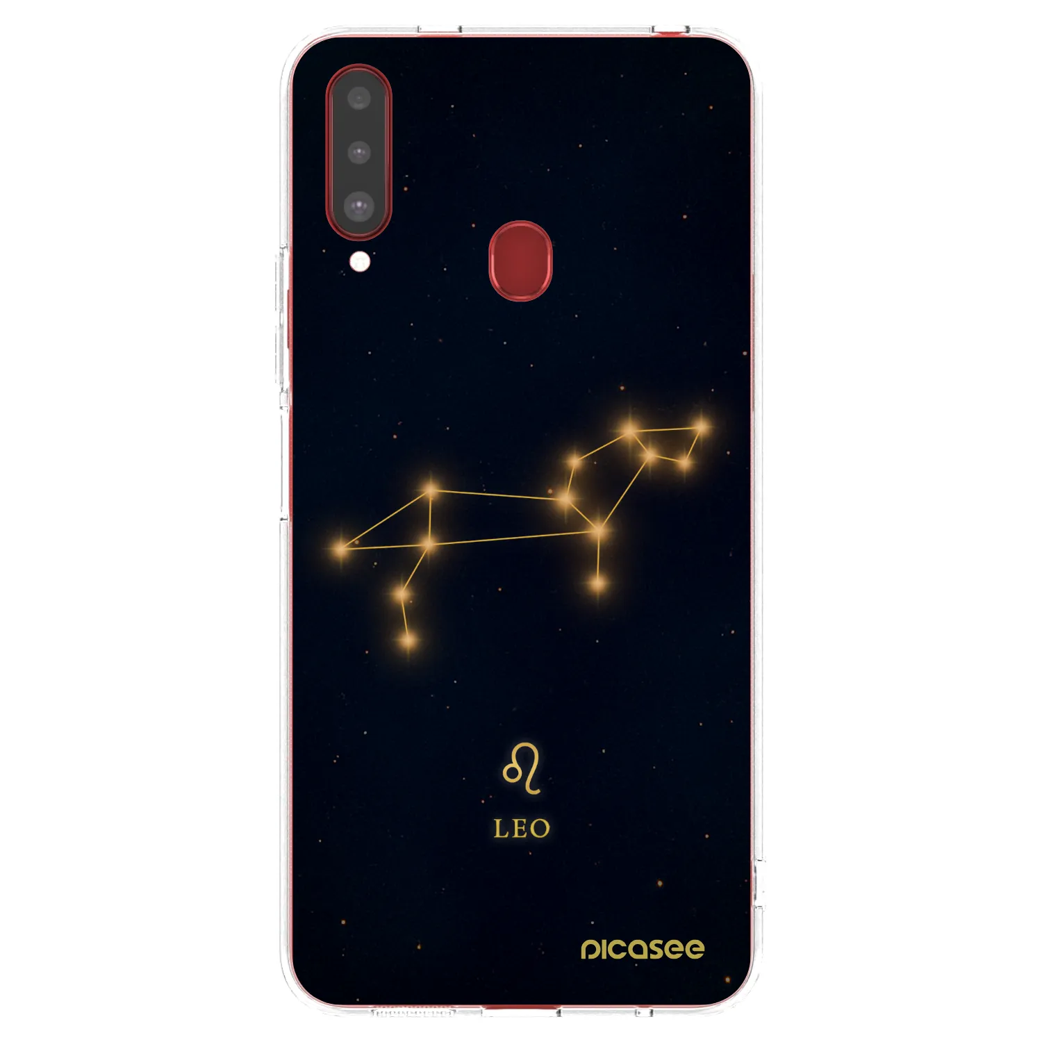 Picasee silikonowe przeźroczyste etui na Samsung Galaxy A20s - LEO