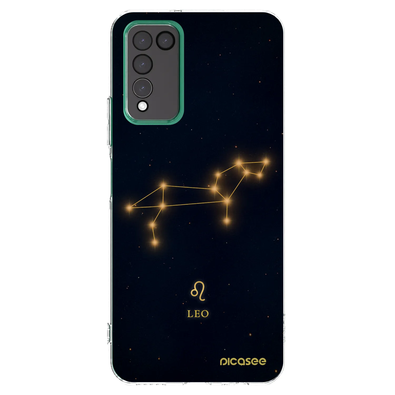 Picasee silikonowe przeźroczyste etui na Honor 10X Lite - LEO