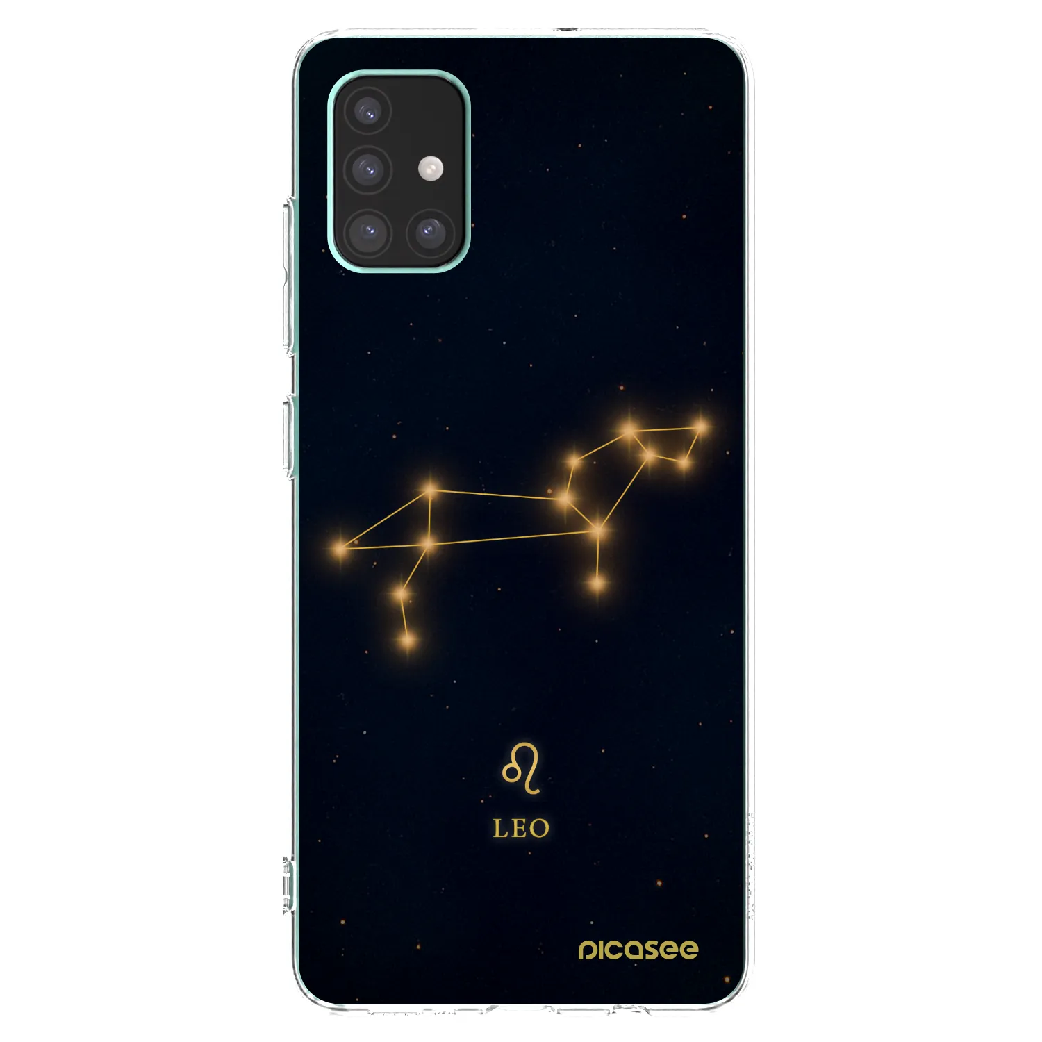 Picasee silikonowe przeźroczyste etui na Samsung Galaxy M51 M515F - LEO