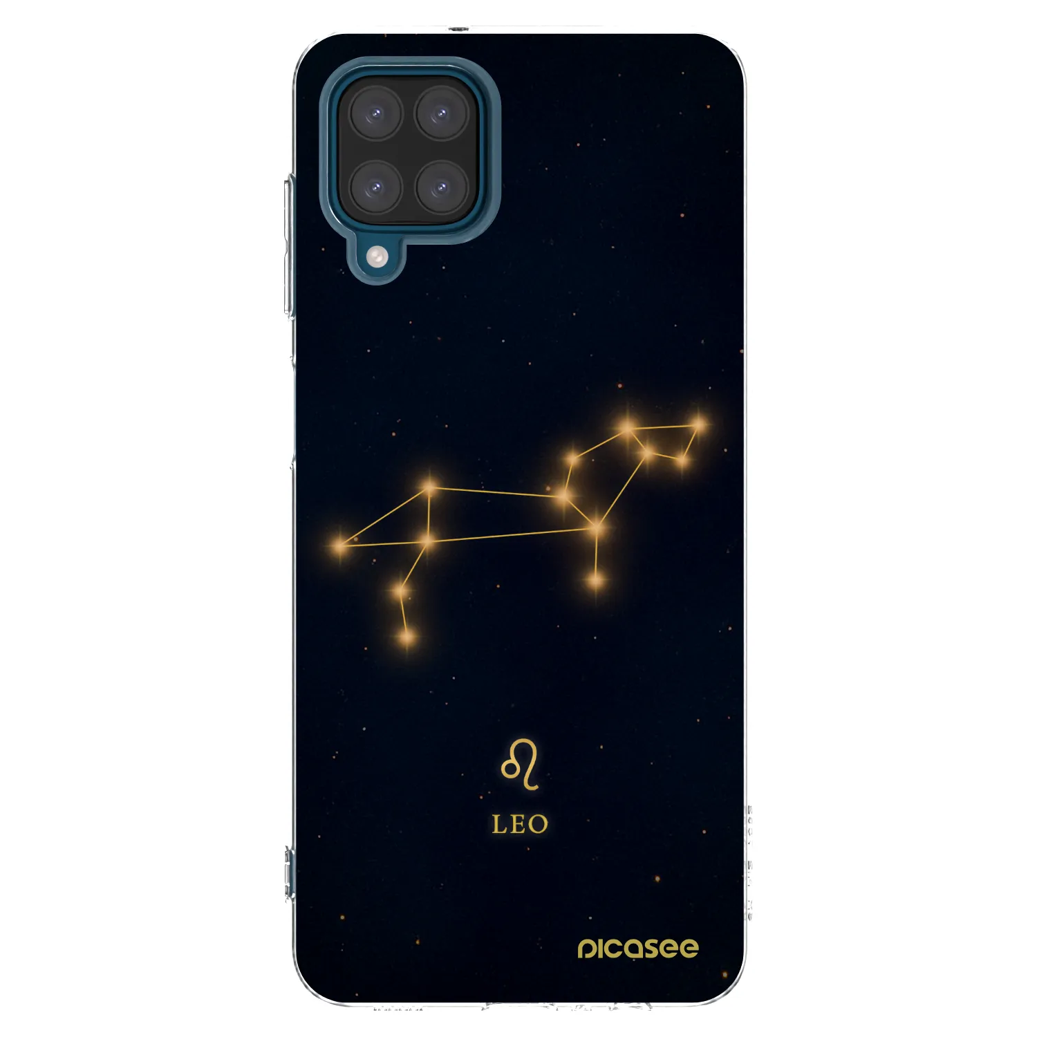 Picasee silikonowe przeźroczyste etui na Samsung Galaxy A12 A125F - LEO