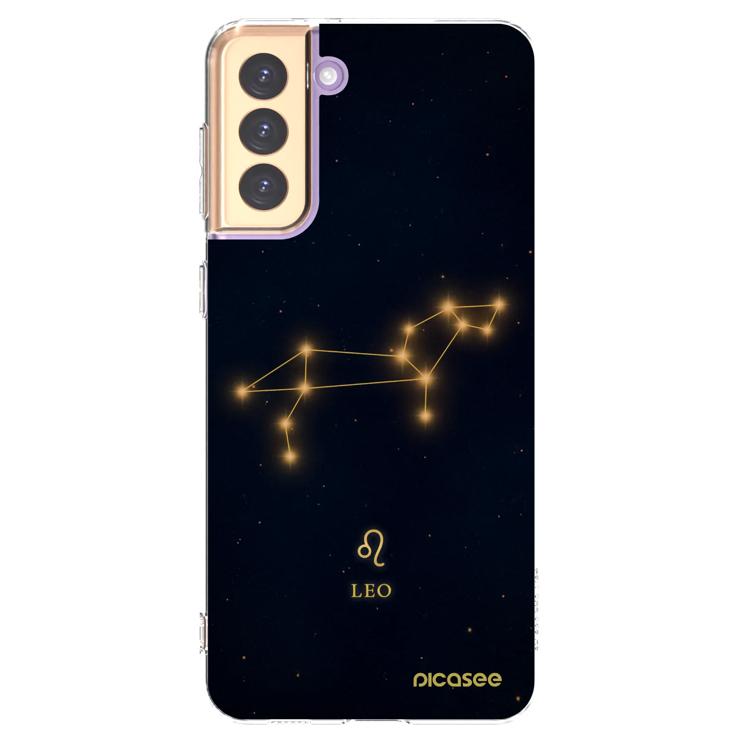 Picasee silikonowe przeźroczyste etui na Samsung Galaxy S21+ 5G G996F - LEO