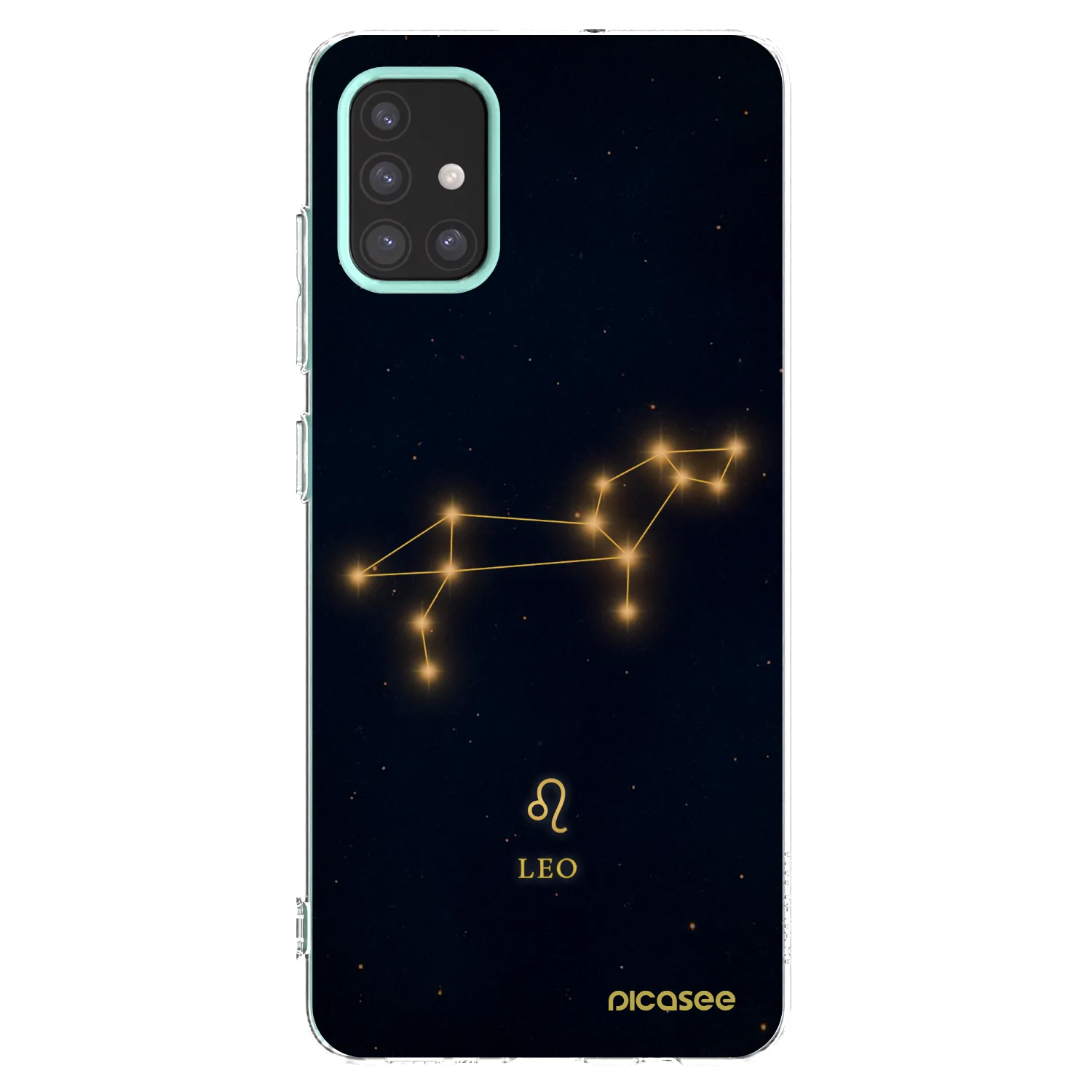 Picasee silikonowe przeźroczyste etui na Samsung Galaxy M31s - LEO